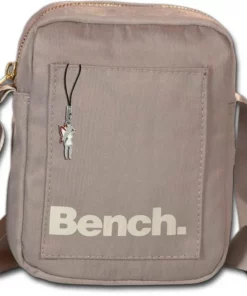 Bench. Umhängetasche »D2OTI304K Bench sportliche MiniBag Umhängetasche« (Umhängetasche), Damen, Jugend Tasche aus Nylon, Größe ca. 14cm in grau