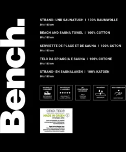 Bench. Strandtuch »Bench« (1-St), mit dekorativem "Bench" Schriftzug -Bench Verkaufsgeschäft 6a395fcc 8902 524a 9c27 fd1d1b858fc7