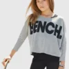Bench. Langarmshirt (Set, 2-tlg) mit großem Logoschriftzug