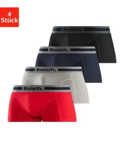 Bench. Hipster (4 Stück) mit Overlock-Nähten vorn Rot | grau-meliert | navy | schwarz, Schwarz-anthrazit-meliert, Navy-rot | navy-grau-meliert | navy-blau | navy-weiß, Blau | bordeaux | anthrazit | petrol -Bench Verkaufsgeschäft 744de422 f823 5ef1 ab1d ab1d7b991c8a