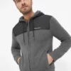 Bench. Funktionsjacke »Dillo« Eleganter Rippstrick, Stickerei Schwarz, Charcoal Marl