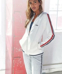 Bench. Sweatjacke im Collegestyle Schwarz, Offwhite-ecru-altwei&szlig;, Rot -Bench Verkaufsgeschäft 78fadf67 0988 5b6b 9c3d 9fd751aee52f