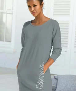 Bench. Sweatkleid mit seitlichem Logoprint Nude-weiß, Stone-weiß, Schwarz-weiß -Bench Verkaufsgeschäft 7ba7a768 72e7 5034 93b8 2f90d49201d2