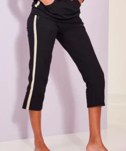 Bench. Relax-Caprihose mit Glitzerstreifen Beige-melange, Schwarz, Ros&eacute; -Bench Verkaufsgeschäft 7bda0f79 6ea0 5118 b977 382decc3e3b4