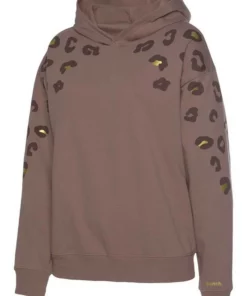 Bench. Kapuzensweatshirt mit glänzendem Leodruck Wei&szlig;-leo, Schwarz-leo, Nougat-leo -Bench Verkaufsgeschäft 85c754f6 8b7b 5d65 ba02 2d4febcb8510