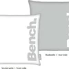 Bench. Dekokissen »Bench«, Kissenhülle mit Wendemotiv und Rundum-Paspel Grau, Rosa
