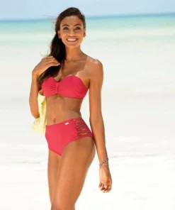 Bench. Highwaist-Bikini-Hose »Perfect«, gekreutzte Bänder Rot, Oliv, Schwarz -Bench Verkaufsgeschäft 8b5e0cdb ef34 539a 96d3 a2e12780b9e7