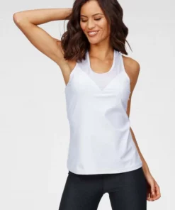 Bench. Sporttop mit Mesh-Einsatz Schwarz, Weiß, Nougat -Bench Verkaufsgeschäft 8c4411e1 ecf9 575d 89a7 823891e6ed65