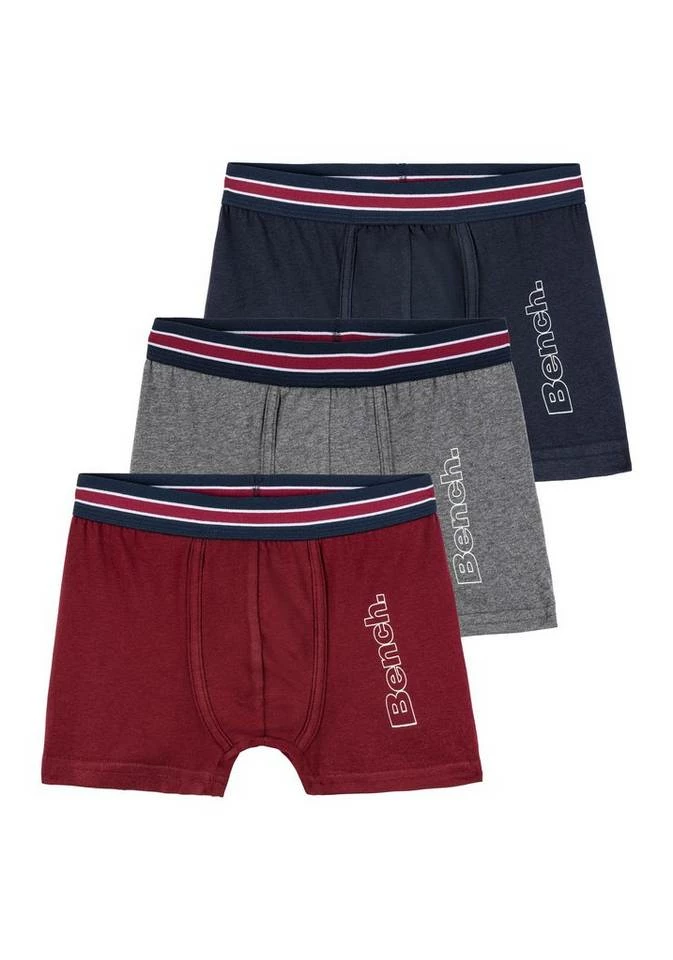 Bench. Boxer (3 Stück) mit Logo Print auf dem Bein 2 Bench. Boxer (3 Stück) mit Logo Print auf dem Bein – Bild 2