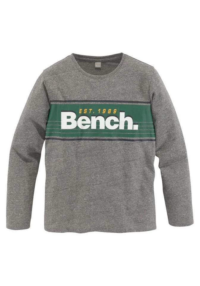 Bench. Langarmshirt in melierter Optik 2 Bench. Langarmshirt in melierter Optik – Bild 2