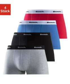 Bench. Hipster (4 Stück) mit kontrastfarbigem Bund Royalblau | grau-meliert | rot | schwarz, Schwarz, Navy | bordeaux | petrol | anthrazit -Bench Verkaufsgeschäft 94efc3f3 ed97 50ae 93aa 103201fecf65