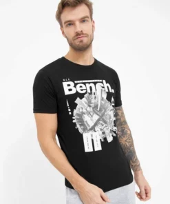 Bench. Kurzarmshirt »Fontaine« Schwarz, Grey marl -Bench Verkaufsgeschäft 98a50a0f 3dd1 5f27 9d5f 0e63686db6c1