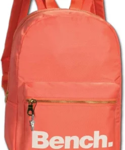 Bench. Cityrucksack »D2ORI304O Bench orangfarbener Rucksack Nylon« (Freizeitrucksack), Damen, Jugend Freizeitrucksack, Cityrucksack Nylon, orange, koralle, Größe ca. 35cm