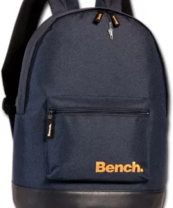 Bench. Cityrucksack »D2ORI301B Bench Daypack Rucksack Backpack blau« (Freizeitrucksack), Jugend, Herren, Damen Freizeitrucksack, Cityrucksack Kunstleder, Polyester, blau, Größe ca. 42cm