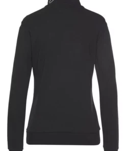 Bench. Sweatjacke mit glänzender Logostickerei am Stehkragen Schwarz, Ecru, Hellgrau-melange -Bench Verkaufsgeschäft b62cd17a a28e 5918 ad2f cdcd5e09720c