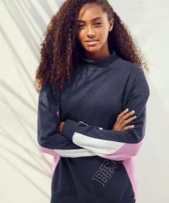 Bench. Sweatshirt mit Stehkragen und Kontrastdetails -Bench Verkaufsgeschäft bca7d2f6 a955 5708 a6d5 ee195963616e