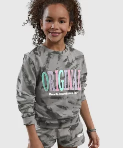 Bench. Sweatshirt mit schönem Batikmuster