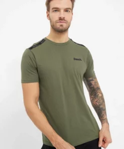 Bench. Kurzarmshirt »Sholo« Khaki, Schwarz -Bench Verkaufsgeschäft c2ac5775 5a69 5965 9d91 b32bb9492685