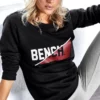 Bench. Sweatshirt mit frontalem Logodruck Offwhite-ecru, Grau-meliert, Schwarz