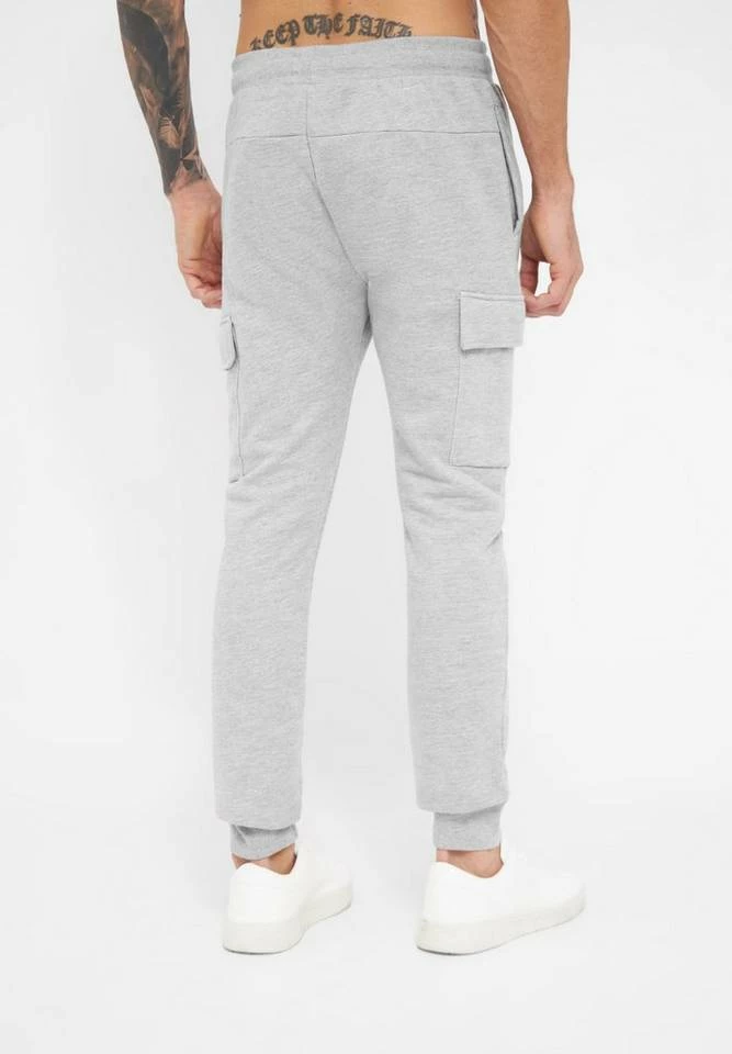 Bench. Jogginghose »Fargo« Stickerei, weiches Innenfinish Grey marl, Schwarz 3 Bench. Jogginghose »Fargo« Stickerei, weiches Innenfinish Grey marl, Schwarz – Bild 3