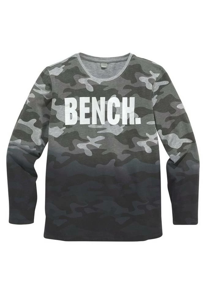 Bench. Langarmshirt »tarnfarben mit Farbverlauf« 2 Bench. Langarmshirt »tarnfarben mit Farbverlauf« – Bild 2
