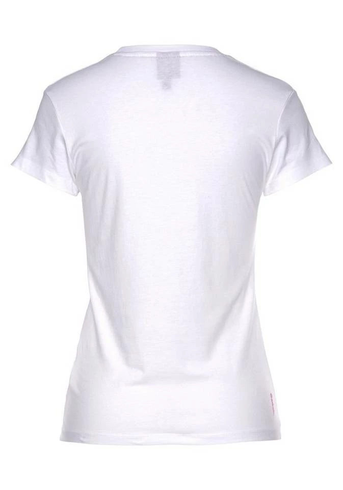 Bench. Rundhalsshirt »LEORA« mit frontalem Logodruck Black, White 2 Bench. Rundhalsshirt »LEORA« mit frontalem Logodruck Black, White – Bild 2