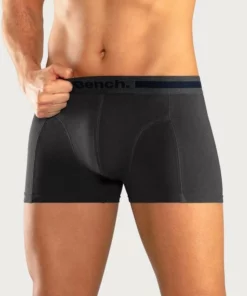 Bench. Boxer (4 Stück) mit Overlock-Nähten vorn Schwarz-anthrazit-meliert, Rot | grau-meliert | navy | schwarz, Blau | bordeaux | anthrazit | petrol, Navy-blau | navy-grau-meliert | navy-rot | navy-wei&szlig; -Bench Verkaufsgeschäft d86f7490 eb71 50da aa62 7e89963f4ea2