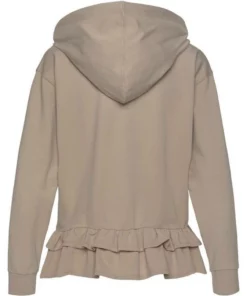 Bench. Kapuzensweatshirt mit Rüschensaum -Bench Verkaufsgeschäft da5f0be4 c714 538c b1f6 410f417231e8