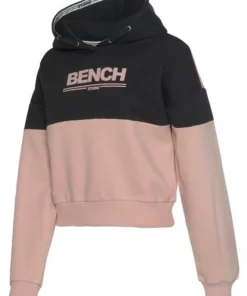 Bench. Hoodie mit Logodruck Grau-altrosa, Grau-schwarz, Schwarz-altrosa -Bench Verkaufsgeschäft e582cbe4 5f14 56f3 9493 dc6d955e7bdf
