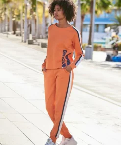 Bench. Sweatpants mit Kontraststreifen und Logobändern Dunkelblau, Creme, Mandarine -Bench Verkaufsgeschäft e5b2d7de e8fd 5796 84b0 06c7e160bea3