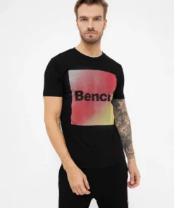 Bench. Kurzarmshirt »Swirl« Khaki, Schwarz -Bench Verkaufsgeschäft e836392e 7040 5368 a58a ab8368997499