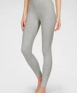 Bench. Leggings mit glänzender Logostickerei Schwarz, Hellgrau-melange -Bench Verkaufsgeschäft e86fdc2e 90c4 5826 931f f28cca35f58d