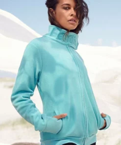 Bench. Fleecejacke mit Stehkragen und Daumenlöchern T&uuml;rkis, Schwarz -Bench Verkaufsgeschäft f07331e6 2e24 5d15 822a 241d44b828fb