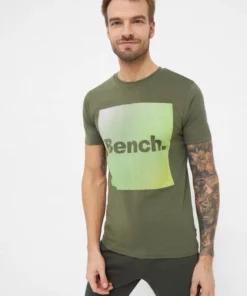 Bench. Kurzarmshirt »Swirl« Khaki, Schwarz -Bench Verkaufsgeschäft f4e93d18 3c1b 522c ade2 725bbade0efb