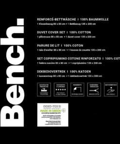 Wendebettwäsche »Bench«, Bench., mit Schriftzug -Bench Verkaufsgeschäft f88e1e1f ea66 5a58 8dcc 620222c0e359