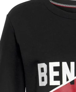 Bench. Sweatshirt mit frontalem Logodruck Offwhite-ecru, Grau-meliert, Schwarz -Bench Verkaufsgeschäft fc6424c0 6d20 5b48 8cc3 e2f94539ebb2